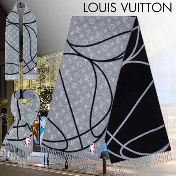 ルイヴィトン NBA スカーフ コピー☆LV x NBA コレクション コートスカーフ MP2883