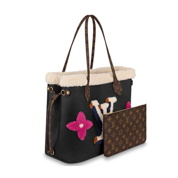 ルイヴィトン モコモコバッグ コピー☆ モノグラム テディ NEVERFULL MM M56960
