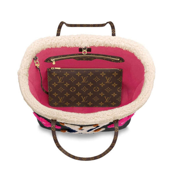 ルイヴィトン モコモコバッグ コピー☆ モノグラム テディ NEVERFULL MM M56960
