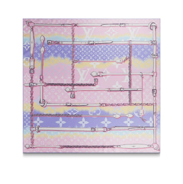 【新作】ルイヴィトン エスカル スカーフ 偽物 LV カレコンフィデンシャル LVエスカル M76185