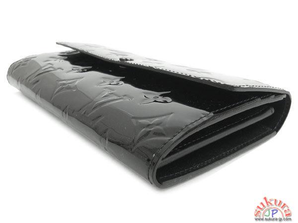 ルイヴィトン 長財布 モノグラム ヴェルニ ポルトフォイユサラ M90080