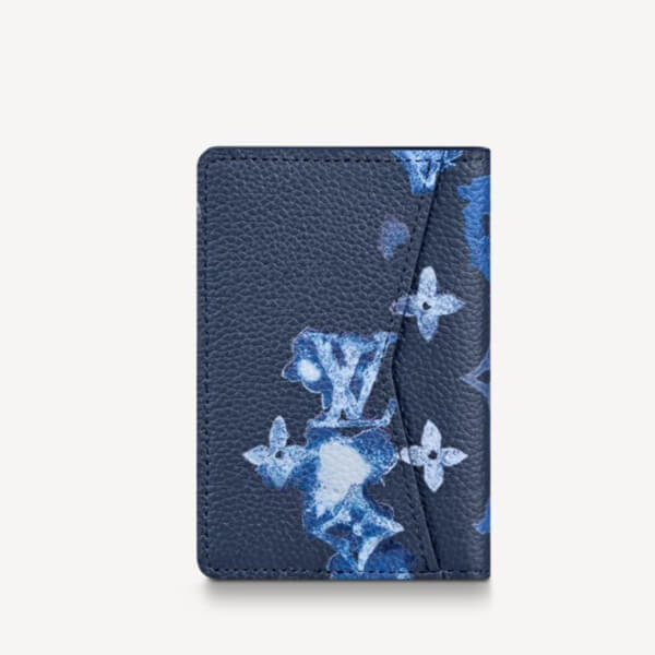 【LV】ルイヴィトン 偽物 財布 カードケース ウォーターカラー M80463