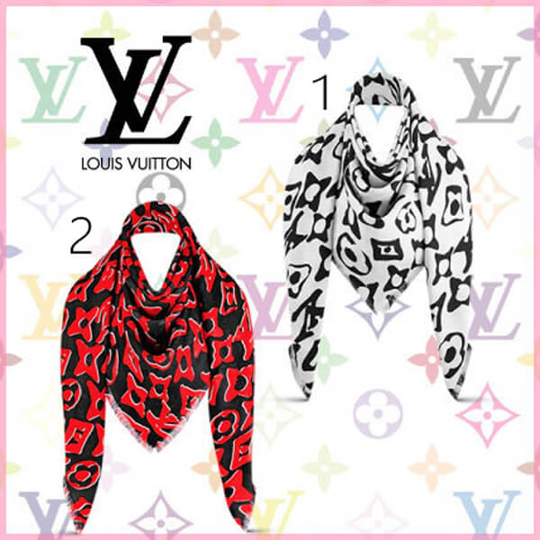 【人気】ルイヴィトン コピー マフラー   x UF ショールモノグラム ドリーミー