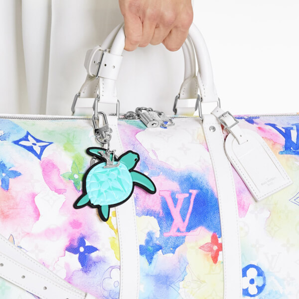 21SS☆ルイヴィトン キーホルダー コピー LV ウォーターカラー ポルト クレLVタートル MP2977