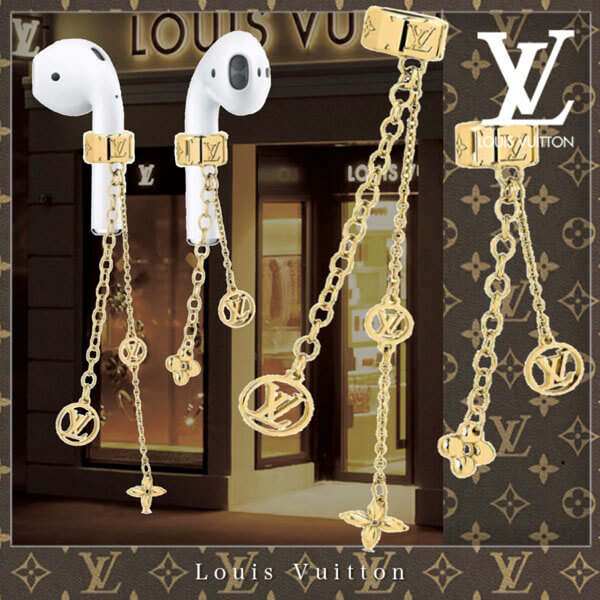 ルイ ヴィトン 偽物 20FW LouisVuitton イヤフォンアクセサリーナノグラム M69647