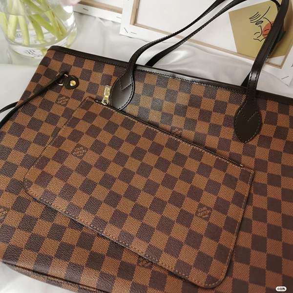 ルイヴィトン ダミエ スーパーコピー ネヴァーフルPM ポーチ付き N41359