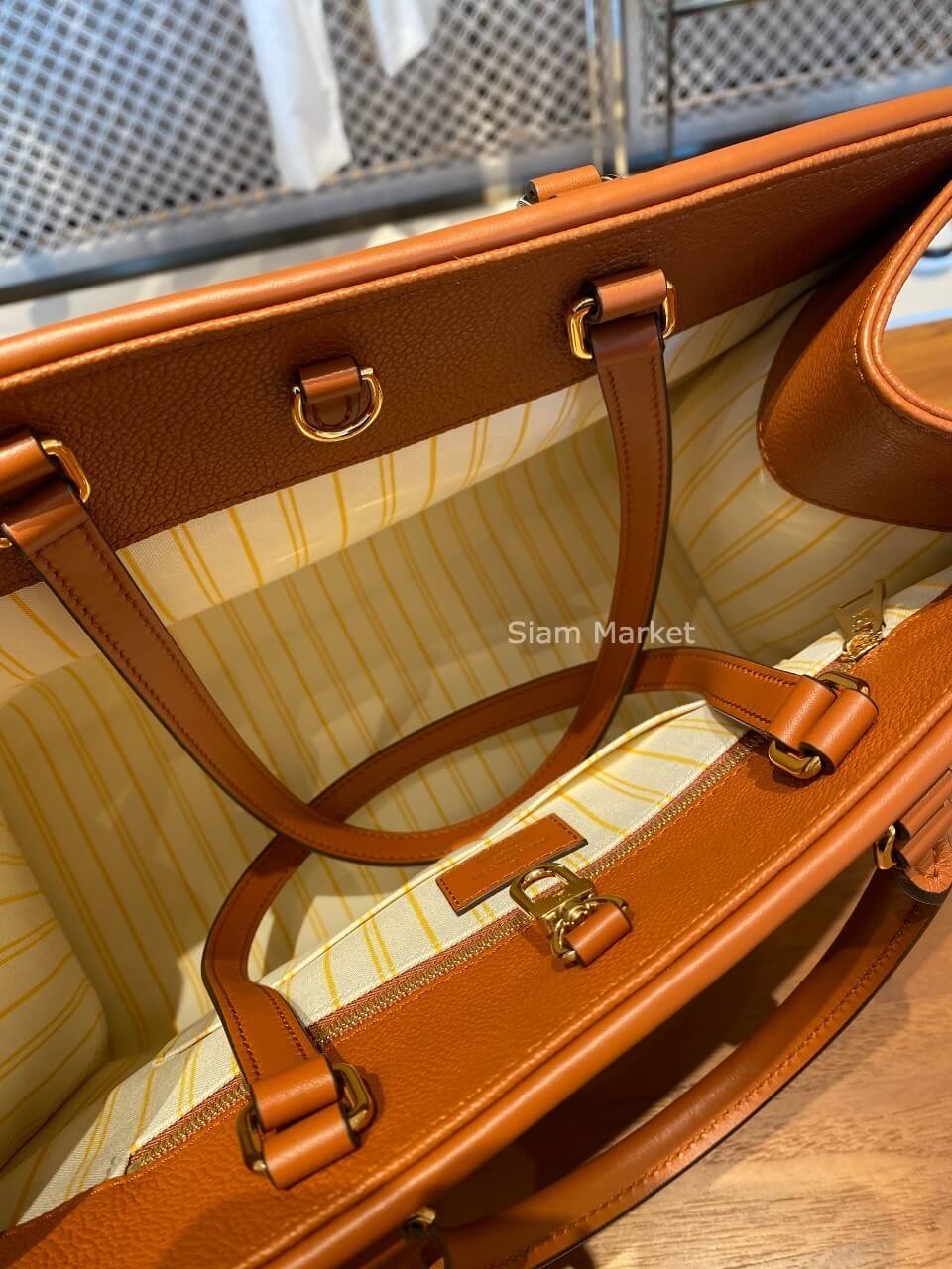 ルイヴィトン オンザゴー コピー ラフィア LV MM トートバッグ  モノグラム M57707