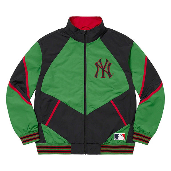 FW 21 シュプリーム x ニューヨーク ヤンキース トラックジャケット スーパーコピー