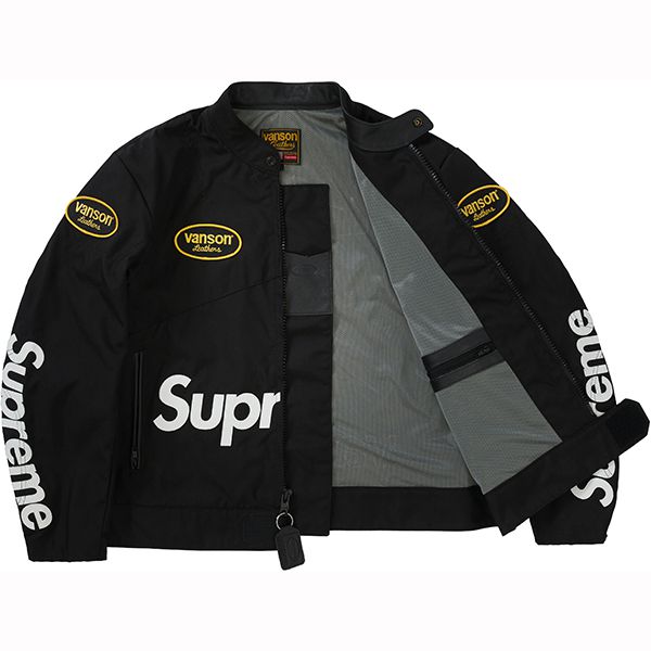 vanson 偽物 シュプリーム 偽物 バンソン レザーズ コーデュラ ジャケット Supreme Vanson Leathers Cordura Jacket ss 21 week 13