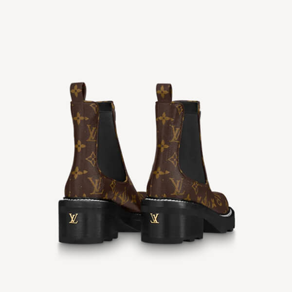 ルイヴィトン 革靴 コピー SINCE 1854シリーズ LVボブールライン アンクルブーツ