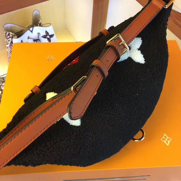 ルイヴィトンコピー もこもこジャイアントモノグラム ウエストポーチM55428 Teddy