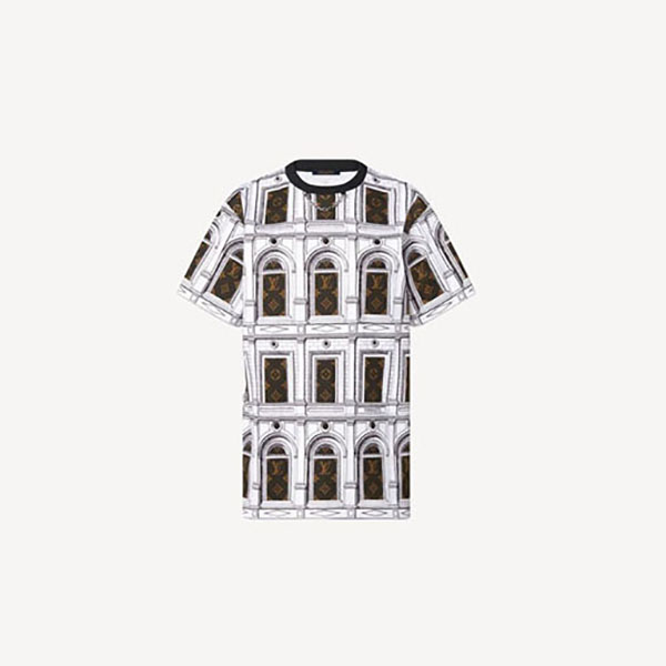 着心地の良い☆ルイヴィトン☆ Tシャツ 激安モノグラム 白 トップス LV 1A9BH4