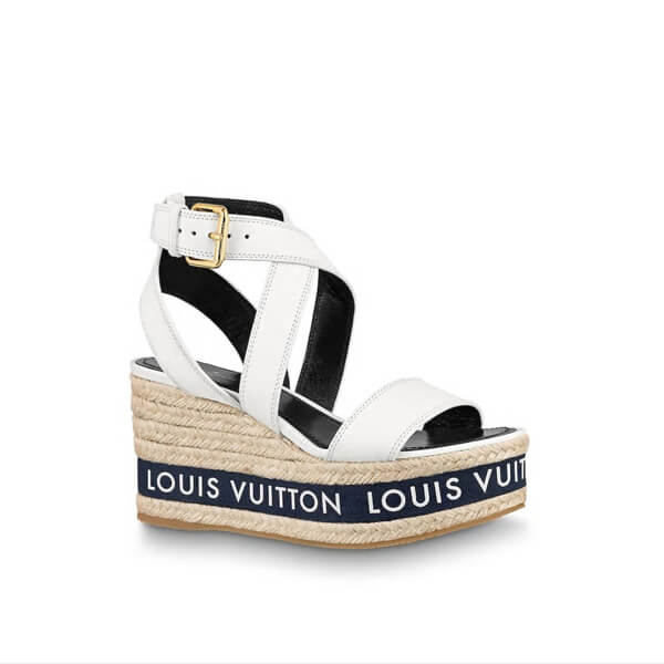 ☆LV☆ルイヴィトン 偽物 夏のお出かけに♪バウンダリーライン サンダル 1A64GK