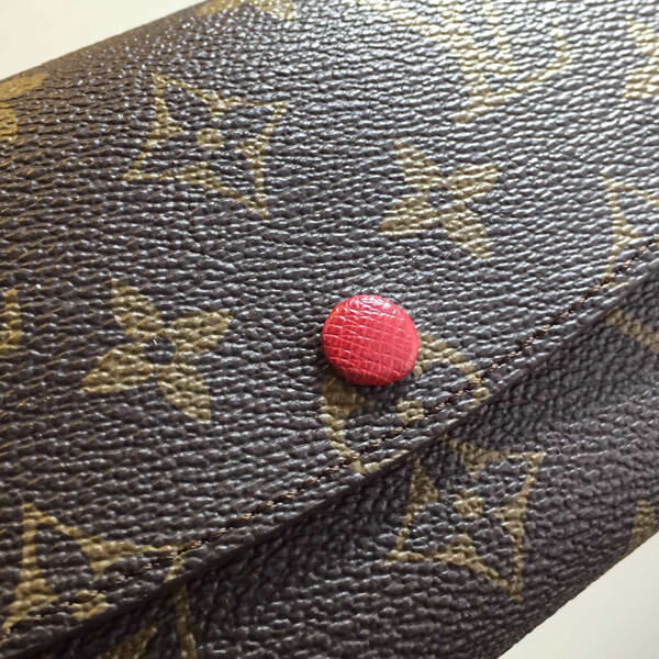 2016新作 イヴィトンスーパーコピー ルイヴィトン*Emilie*モノグラム２つ折長財布 POPPY (M61578)