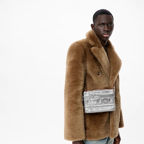ルイヴィトン LVミラー 偽物 モノグラム 21FW★モノグラムミラー コピー バッグ ハンドル ソフトトランク シルバー M45885