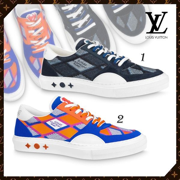 ルイヴィトン LV オリライン リシュリュー スニーカー 偽物 2色 1AAHRJ