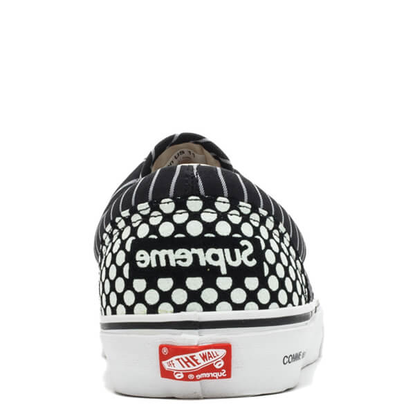 ヴァンズｘシュプリーム 偽物★Vans Era シュプリーム CDG Pinstripe Navy★VN0W3CEG4