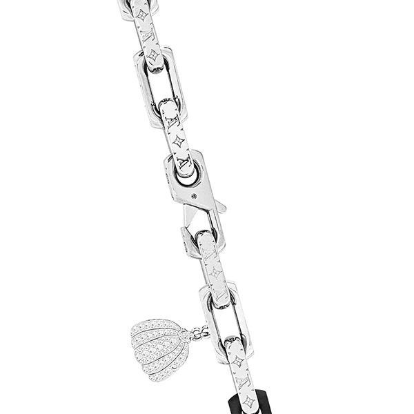 完売間近【限定コラボ】ルイヴィトン モノグラムチェーンネックレス 偽物 M01087
