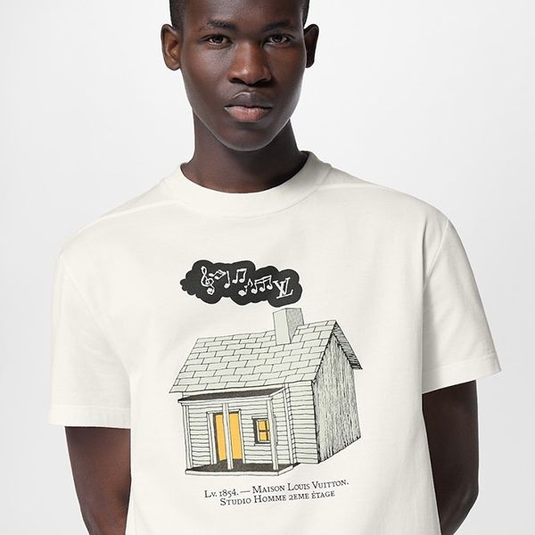 完売間近ルイヴィトン Tシャツ 半袖 プリント コピー 1AARP3