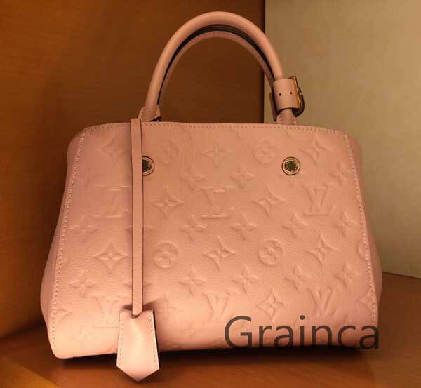 新作 ルイヴィトンバッグ スーパーコピー ★最新色 モンテーニュBB ROSE BALLERINE★2WAY M41199