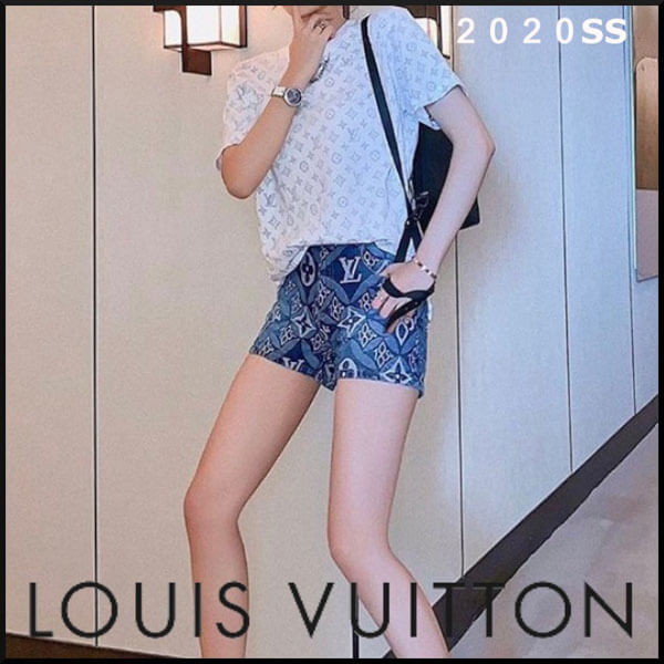 【ルイヴィトン Tシャツ コピー エスカルESCALE優先予約】LV ★プリンテッドTシャツ 1A7ST7