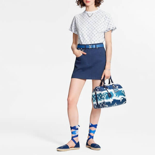 【ルイヴィトン Tシャツ コピー エスカルESCALE優先予約】LV ★プリンテッドTシャツ 1A7ST7
