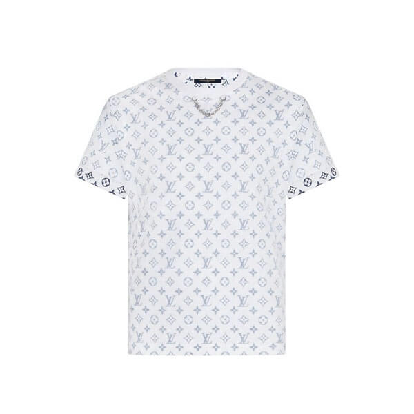 【ルイヴィトン Tシャツ コピー エスカルESCALE優先予約】LV ★プリンテッドTシャツ 1A7ST7