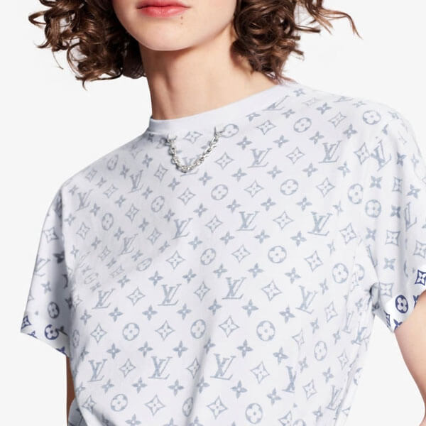 【ルイヴィトン Tシャツ コピー エスカルESCALE優先予約】LV ★プリンテッドTシャツ 1A7ST7