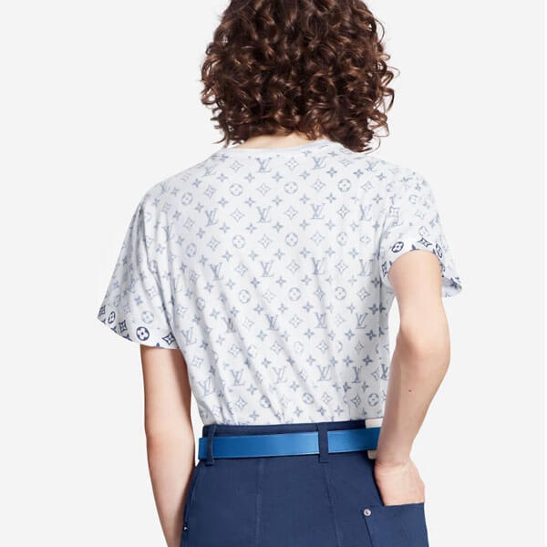 【ルイヴィトン Tシャツ コピー エスカルESCALE優先予約】LV ★プリンテッドTシャツ 1A7ST7