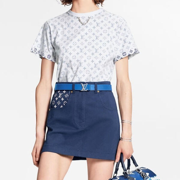 【ルイヴィトン Tシャツ コピー エスカルESCALE優先予約】LV ★プリンテッドTシャツ 1A7ST7
