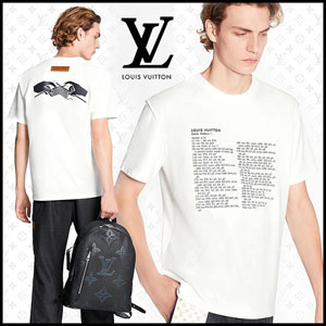 ルイヴィトン Tシャツ スーパーコピー   フロント アンド バックTシャツ 1A8GVI