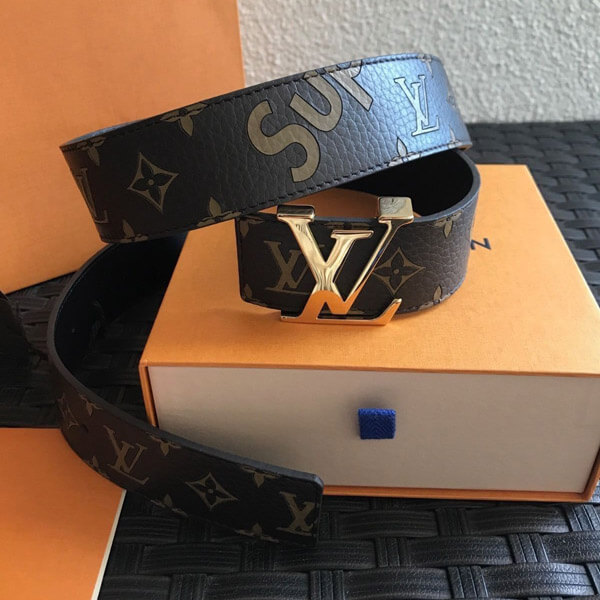 ルイヴィトン ルイヴィトン LV アパレル MP016 シュプリーム コラボ モノグラム ベルト メンズ