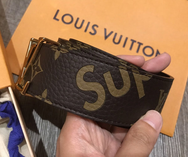 ルイヴィトン ルイヴィトン LV アパレル MP016 シュプリーム コラボ モノグラム ベルト メンズ