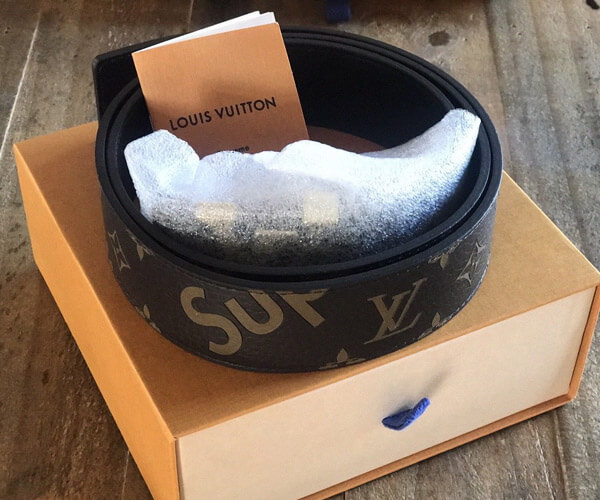 ルイヴィトン ルイヴィトン LV アパレル MP016 シュプリーム コラボ モノグラム ベルト メンズ