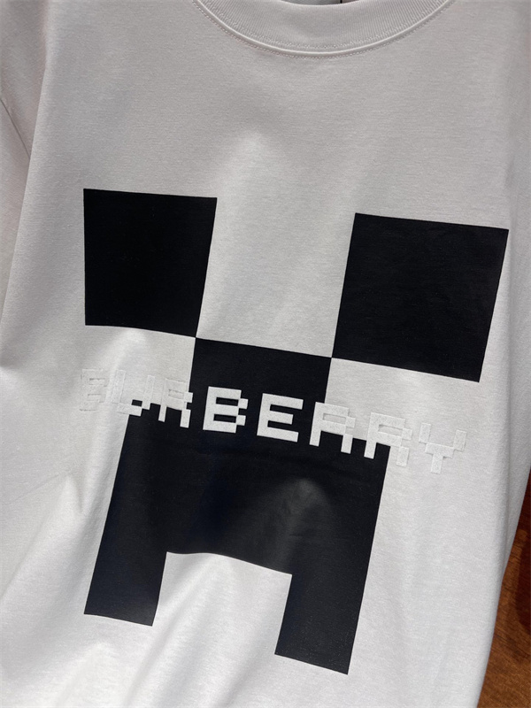 2023年上品さ BURBERRY スーパーコピー tシャツ モザイク バーバリー 半袖 純綿 