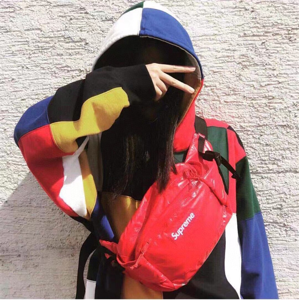 シュプリーム☆SUPREME スーパーコピー ウェストバッグ  防水性 デュポン生地 枠ロゴ
