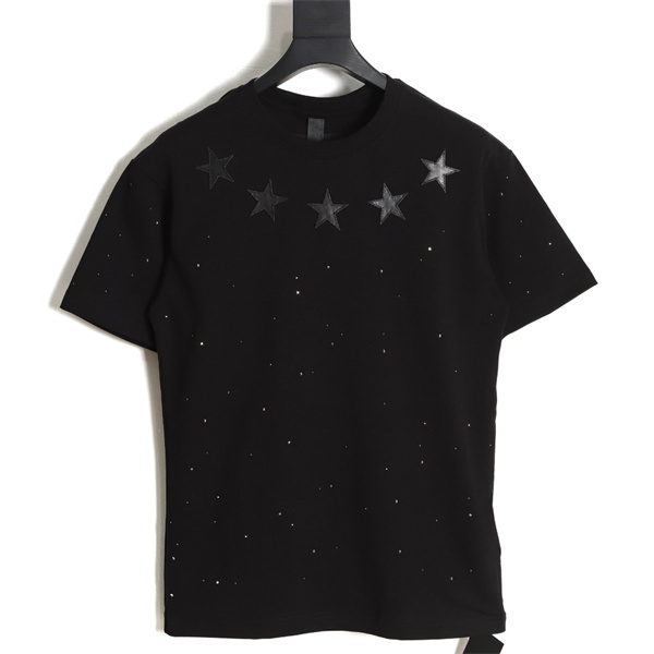 颯爽と現れる着れて クロムハーツ コピー Tシャツ 星 シリーズ ラインストーン CHROME HEARTS 星空 