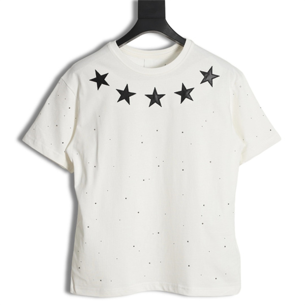 颯爽と現れる着れて クロムハーツ コピー Tシャツ 星 シリーズ ラインストーン CHROME HEARTS 星空 