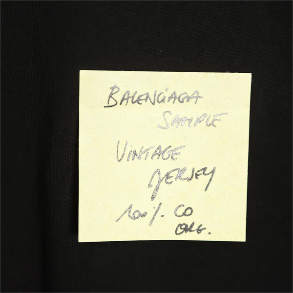 BALENCIAGA コピー Tシャツ 付箋紙 バレンシアガ コットン100% グラフィック 