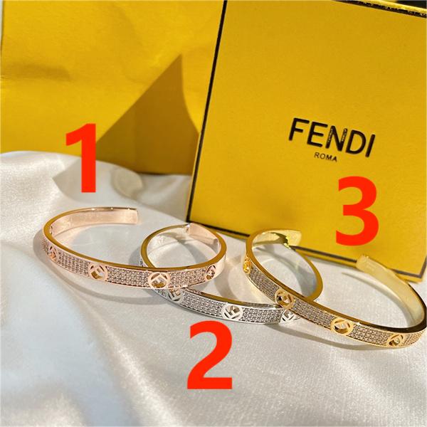 【割引キャンペーン】FENDI コピー ブレスレット フェンディ ストーン メッキ 芸能人愛用 人気オシャレ