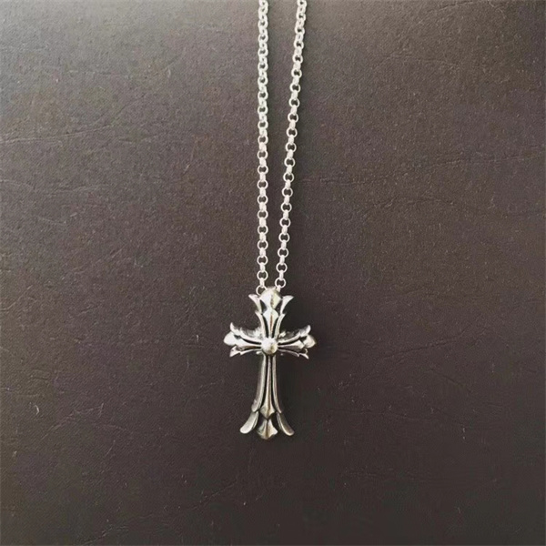人気賞を受賞しました CHROME HEARTS コピー ネックレス ダブル クロス クロムハーツ チェーン リング 