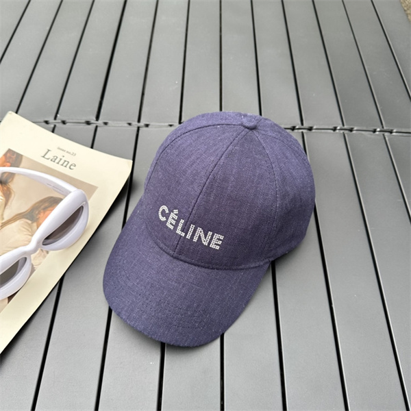 2023流行色おすすめ♥CELINE スーパーコピー キャップ ロゴ セリーヌ 元気いっぱい パープル系好き