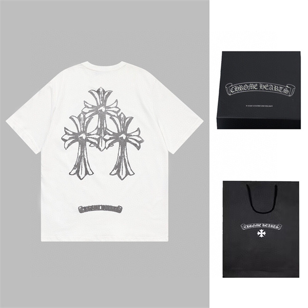 CHROME HEARTS スーパーコピー Tシャツ 半袖 クロムハーツ ロゴプリント オーバーサイズ 