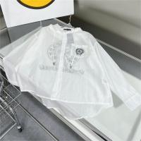 CHROME HEARTS コピー UVカット ジャケット ロングテールトップス テンセル綿 通気性