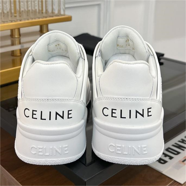 秋冬ファッション CELINE スーパーコピー スニーカー CT-07 シリーズ レースアップロースニーカー カーフスキン ロゴ