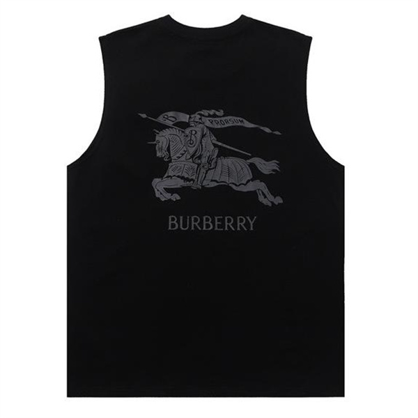 家でも外でも快適に バーバリー スーパーコピー タンクトップ BURBERRY ロゴ 馬上の騎士 男女兼用 
