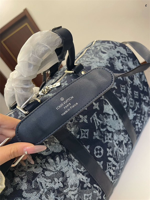 ルイヴィトン コピー ボストンバッグ デニムシリーズ keepall モノグラム