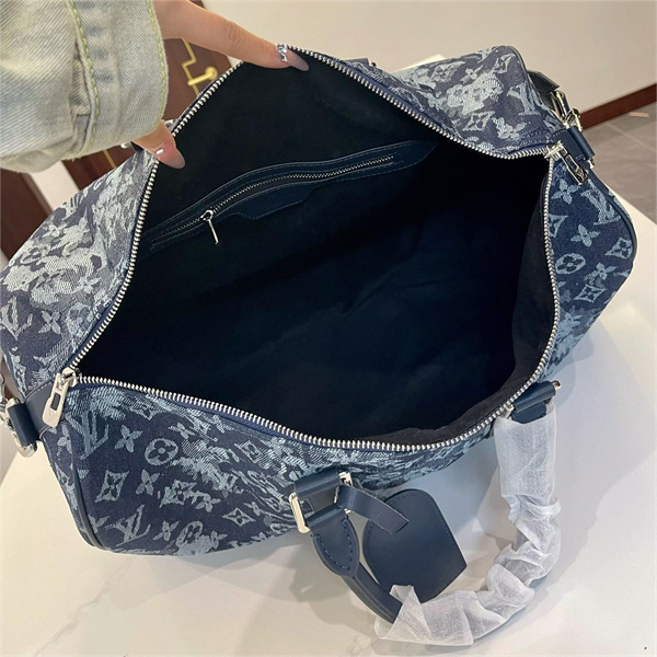 ルイヴィトン コピー ボストンバッグ デニムシリーズ keepall モノグラム