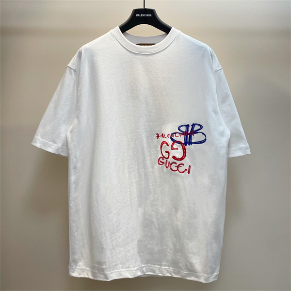 GUCCI コ バレンシアガｘGUCC1コラボ 刺繡ロゴ BALENCIAGA