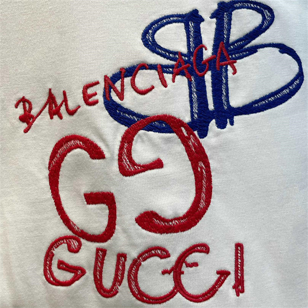 GUCCI コ バレンシアガｘGUCC1コラボ 刺繡ロゴ BALENCIAGA